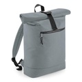 Rucksack, Mit Gerolltem Top, Recycelt Herren Grau ONE SIZE