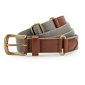 Asquith & Fox, Kunstleder Und Canvas Gürtel Herren Schiefergrau ONE SIZE
