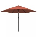 vidaXL Sonnenschirm mit Metall-Mast Terracotta-Rot 300 cm