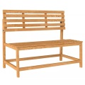 Outsunny - Gartenbank, One Size, Eichen Altholz