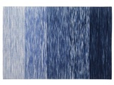 Beliani Teppich blau 160 x 230 cm Kurzflor KAPAKLI