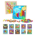 Activity-board, Mosaik Steckspiel 3D mit Zahnrädern Multicolor