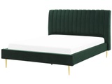 Bett mit Lattenrost aus Samtstoff Modern MARVILLE Bett mit Lattenrost aus Samtstoff Modern MARVILLE
