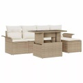 VidaXL - Garten-sofa poly-rattan, One Size, Beige
