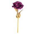 Eternity Rose - Lila mit goldenem Stiel Eternity Rose - Lila mit goldenem Stiel
