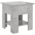 vidaXL Couchtisch Betongrau 40x40x42 cm Holzwerkstoff