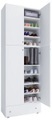 MID.YOU Schuhschrank 200/70/39 cm , Lona Xxl , Weiss , Kunststoff , 200x70x39 cm , melaminharzbeschichtet,Nachbildung , 000657007654