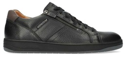 Leder Sneaker Herren Schwarz 47