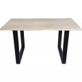 mutoni living, Esstisch Massivholz Akazie Stahl 160x85