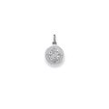 Anhänger Sternzeichen Fische Weissgold 750, 19x12mm Damen ONE SIZE