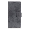 Huawei Mate 30 Pro - Vintage Etui Wildleder Optik