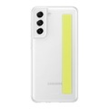 Samsung EF-XG990 - Hintere Abdeckung für Mobiltelefon - Polycarbonat, Thermoplastisches Polyurethan (TPU) - weiß - für Galaxy S21 FE