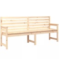 vidaXL Gartenbank 203,5x48x91,5 cm Massivholz Kiefer