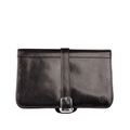Pratello - Hängende Leder Kulturtasche Unisex Schwarz ONE SIZE