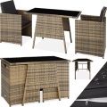 TecTake, Rattan Sitzgruppe Lausanne Rattan Sitzgruppe Lausanne