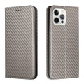 iPhone 14 Pro Max - Carbon Look Flip Case Hülle