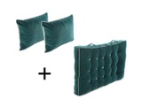 OZAIA, Set Palettenauflage + 2 Rückenkissen SAORGE Set Palettenauflage + 2 Rückenkissen SAORGE