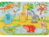 Puzzle Steckpuzzle Afrikanische Tierkinder (8Teile)