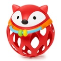 SKIP HOP Rasselball FUCHS mit Beißringdetails in rot