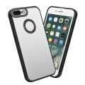 Hülle für Apple iPhone 7 PLUS 7S PLUS 8 PLUS mit Chrome Applikation
