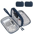 Kabeltasche, Elektronik Tasche Organizer, Kabelorganizer Kabel Etui Elektronik Zubehör Organizer Tasche Universaltasche Für Accessories Unisex Blau 11