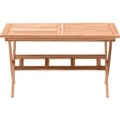 Mobilia, Mobilia - Gartentisch 135x85 cm, Teak - natur