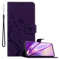 Hülle für Samsung Galaxy S10 5G Blumen Design Magnetverschluss