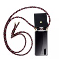 Cadorabo, Cadorabo Handy Kette für Huawei P30 PRO in ROT BLAU GELB - Silikon Necklace Umhänge Hülle mit Gold Ringen, Kordel Band Schnur und abnehmbarem Etui ...