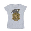 Hufflepuff Sketch Crest Tshirt Aus Baumwolle Damen Grau S