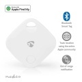 Schlüsselfinder | Kompatibel Mit: Apple Find My App | Batteriebetrieben | 1x Cr2032 | Batterien Enthalten | Bluetooth® Version: 5.1 | Batterielebensdauer Bis Zu: 1 Jahr | Weiß | 1 Stk. Unisex 50X50MM