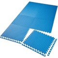 TecTake, Bodenschutzmatte 8-tlg. Unisex Blau ONE SIZE