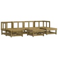 vidaXL 7-tlg. Garten-Lounge-Set Kiefernholz Imprägniert