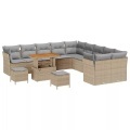 VidaXL - Garten-sofa poly-rattan, One Size, Beige