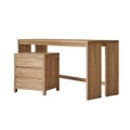 Kinderschreibtisch Aus Massivem Eiche Mit Schubladenmodul Eden Unisex Zimt ONE SIZE