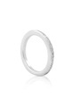 Mémoire Ring Diamant 0.30ct. Weissgold 750 Damen Silber 52