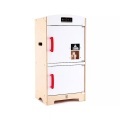 Hape Weißer Kühlschrank mit Gefrierfach 6-teilig aus Holz