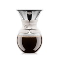 Kaffeebereiter mit Permanent-Kaffeefilter POUR OVER 1.0 L Cremefarben Kaffeebereiter mit Permanent-Kaffeefilter POUR OVER 1.0 L Cremefarben