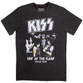 KISS - End Of The Road World Tour TShirt, für Herren, Grau, Größe S