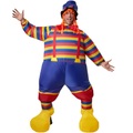 Aufblasbares Kostüm Clown Multicolor