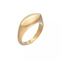 Ring Siegelring Marquise Design Damen Gold 60mm