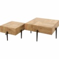 Couchtisch Blocks Akazie natur (2er-Set) Couchtisch Blocks Akazie natur (2er-Set)