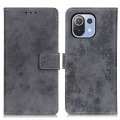 Xiaomi Mi 11 Lite - Vintage Etui Wildleder Optik