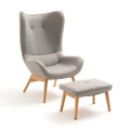 LA REDOUTE INTERIEURS, Ohrensessel Crueso + Hocker Ohrensessel Crueso + Hocker