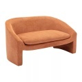 Vente-unique - Sofa 2-Sitzer - Stoff - Terracotta - OSSANA, One Size, Orange