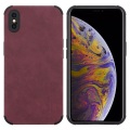 Hülle für Apple iPhone XS MAX mit Kunst-Wildleder Rückseite