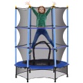 HOMCOM, HOMCOM - Kindertrampolin, One Size, Blau