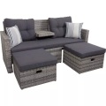 Gartenlounge Sofa Villa 3tlg (mit Funktionen)