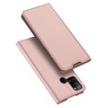 Dux Ducis - Samsung Galaxy A21s Flip Wallet Cover Leder Tasche - Roségold