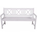 Gartenbank Malmö Eukalyptus Weiss 154 Unisex Weiss ONE SIZE