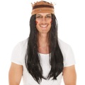 Perücke Apache Schwarz